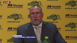 NDSU Football  Weekly Press Conference September 10th [upl. by Cob]