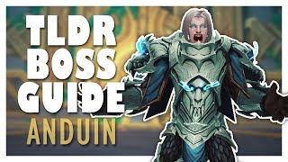 TLDR ANDUIN WRYNN NormalHeroic Boss Guide  WoW 92 Sepulcher of the First Ones Guide [upl. by Azalea]