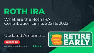 Maximum Roth IRA Contribution Limits for 2021 amp 2022 [upl. by Attennyl]