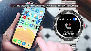 LIGE Smart Watch BW1829 install software and connect bluetooth [upl. by Cranford]