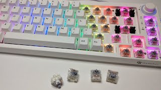 GamaKay LK67  Review PTBR  Monte seu próprio Teclado Mecânico [upl. by Josephine304]