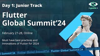 Flutter Global Summit 24 – Junior Track [upl. by Lapides]