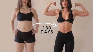 How I transformed my body in 180 DAYS After YEARS of trying [upl. by Daveta]