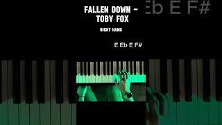 Fallen Down  Piano Tutorial [upl. by Rivy]