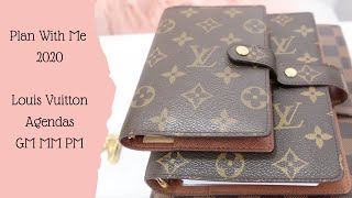 Louis Vuitton Agenda GMMM amp PM 2020 [upl. by Brest]