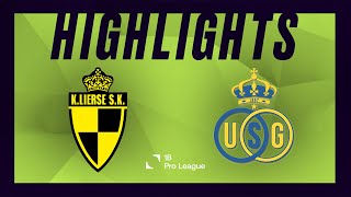 Lierse K  Royal Union StG hoogtepunten [upl. by Torbart]