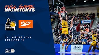 MHP RIESEN Ludwigsburg vs RASTA Vechta  Full Game Highlights  Spieltag 17 Saison 2324 [upl. by Lua]