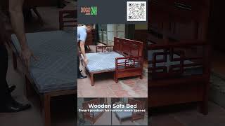 Wooden Sofa Bed The Smart Product For Narrow Rooms  Do Go 24H shorts [upl. by Guy]