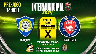 SELEÇÃO DE URUÇUCA X SELEÇÃO DE ITAPETINGA  CAMPEONATO INTERMUNICIPAL 2024  AO VIVO  10ª RODADA [upl. by Eckmann]