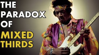 The Chord That Should Not Be  79 aka quotJimi Hendrix Chordquot MUSIC THEORY  MIXED THIRDS [upl. by Granese899]