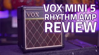 Vox Mini 5 Rhythm Guitar Amp Review – A Fantastic Busking Amp [upl. by Dailey]