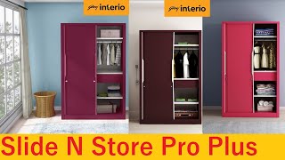 Latest Design Godrej AlmirahGodrej Steel CupboardGodrej Slide N Store Pro Plus Designer Wardrobe [upl. by Gaut990]