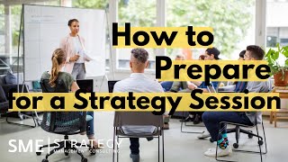 How to Prepare for a Strategic Planning Meeting [upl. by Yrnehnhoj]