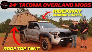 We Modify Our 2024 Toyota Tacoma TRD OFF ROAD For OVERLANDING [upl. by Ermin972]