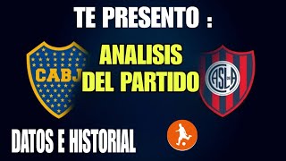 Te presento datos de Boca Juniors vs San Lorenzo hoy  Historial análisis y como vienen los equipos [upl. by Airal]