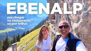 EBENALP trilha para chegar no AESCHER o famoso RESTAURANTE no meio do penhasco na SUÍÇA 4k🇨🇭 [upl. by Pearla536]