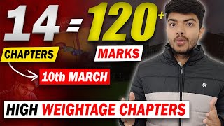 50 Syllabus  120 Marks🔥 High Weightage Chapters Of Physics For NEET 2024 [upl. by Eustacia]