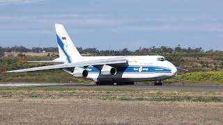 Antonov An124 departing Wellcamp airport [upl. by Glantz]