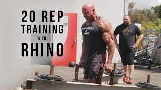 20 Rep Training with Rhino  JTSstrengthcom [upl. by Sral]