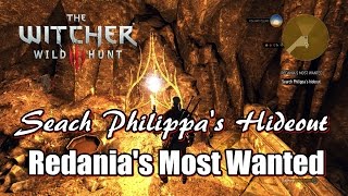 The Witcher 3 Wild Hunt Open Philippas Hideout l Redanias Most Wanted [upl. by Ennovihs]