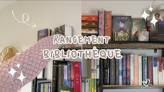 RANGEMENT ET RÉORGANISATION DE MA BIBLIOTHÈQUE  📚 [upl. by Mulac]