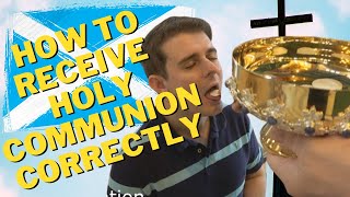 Holy Communion Etiquette  How do you recieve Communion properly [upl. by Dnaltiak]