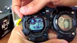 GSHOCK FROGMAN GWFD1000B TRIPLE SENSOR BLUE BLACK unboxingreview [upl. by Kirch619]