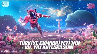 CUMHURİYETİMİZ’İN 101 YILI KUTLU OLSUN 🇹🇷🛰️ I PUBG MOBILE [upl. by Rma946]