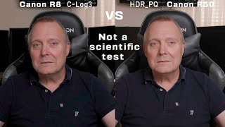 Canon R8 C Log3 vs Canon R50 HDR PQ [upl. by Conias]