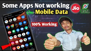 Some Apps Not Working on Mobile Data After Update  Internet not Working in Some Apps  Android [upl. by Ydda]