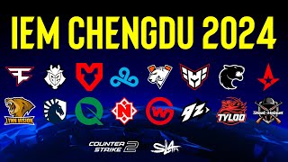 День 2  Group Stage  IEM Chengdu 2024  КРИВОЙ ЭФИР [upl. by Letrice957]