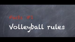 Volleyball rules EXPLAINED 1 [upl. by Deppy]