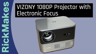 VIZONY 1080P Projector with Electronic Focus [upl. by Nonaihr]