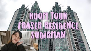 ROOM TOUR FRASER RESIDENCE SUDIRMAN JAKARTA INDONESIA  SERVICE APARTMENT [upl. by Martella]