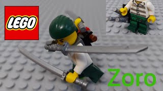 I build Zoro 3 SWORDS style in LEGO One piece [upl. by Krik142]