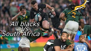 MOOKIE ROCKING WITH SPRINGBOKS🇿🇦HIGHLIGHTS  All Blacks v South Africa 2023 TwickenhamREACTION [upl. by Gad437]