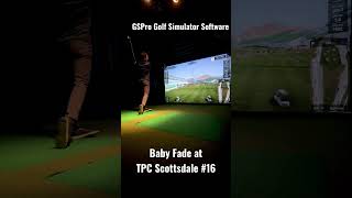 TPC Scottsdale 16 on GSPro Golf Simulator Software w UNEEKOR EYE XO golfsimulator golfswing [upl. by Atiana]