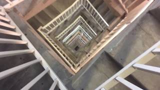 Dropping items down a 90 story stairwell [upl. by Leonard]