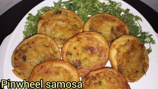 pinwheel samosa recipe potato pinwheel samosa [upl. by Nylynnej]