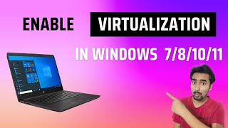 How To Enable Virtualization in Windows 101178  How to Turn On Virtualization in BIOS [upl. by Evyn677]