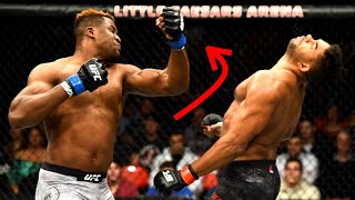 Vicious UPPERCUT KO Francis Ngannou VS Alistair Overeem Full Fight Highlights [upl. by Yhtak443]