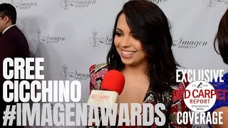 Cree Cicchino interviewed at 2019 Imagen Awards Red Carpet ImagenAwards [upl. by Elery233]