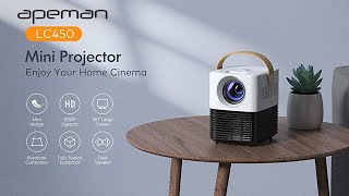 Apeman LC450  Mini video projector review [upl. by Christina105]