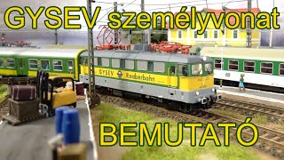 Vonatbemutató GYSEV személyvonat [upl. by Nahtanhoj581]