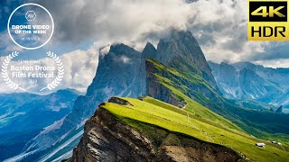 Swiss Alps and Italian Dolomites 4K HDR  Timelapse Collection [upl. by Ecniuq]