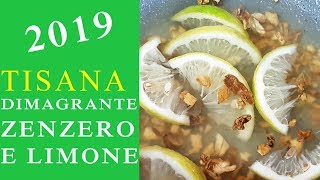 TISANA ZENZERO E LIMONE DIMAGRANTE TUTTE LE RISPOSTE CHE CERCATE 2019  FoodVlogger [upl. by Zurkow]