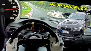 FASTEST BMW M3 E92 on the NURBURGRING [upl. by Ellennej]