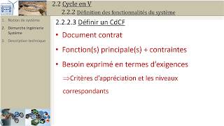 Ingénierie système 23 Cahier des charges fonctionnel [upl. by Evvie]