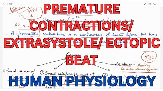 Ectopic beat premature contractions Extra systole premature beat [upl. by Burkhardt]