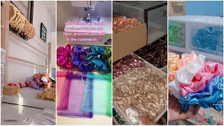 Scrunchies Business And Packaging Check  Tik Tok Small Business Complication  1 [upl. by Dudden]